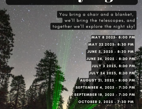 We have 2 astronomy programs in the park now!