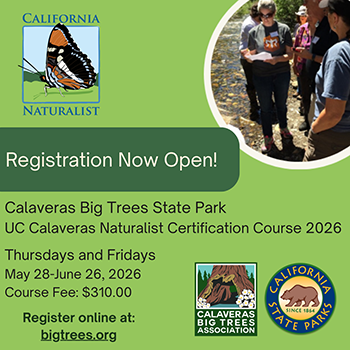 UC Calaveras Naturalist Certification Course: Registration Now Open
